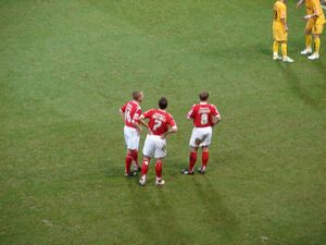 Sammy Clingan, Nicky Southall, Kris Commons