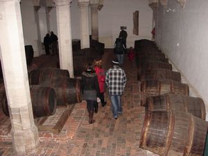 The wine cellar