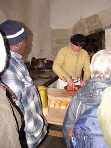 In the kitchen